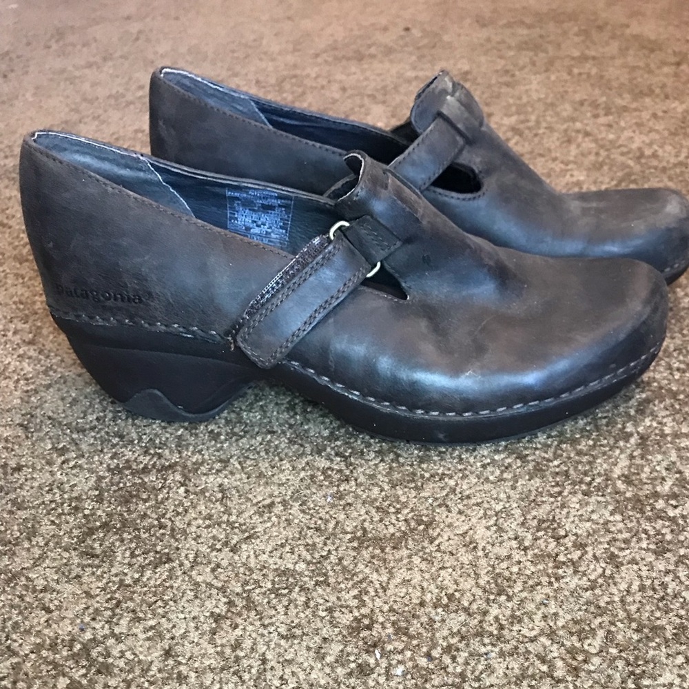 Espresso Brown Clog shoes Patagonia